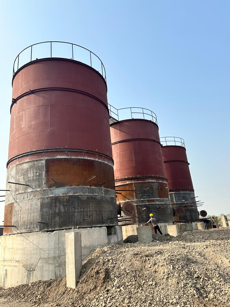 Ethanol Tanks - Sangamnath Sugar